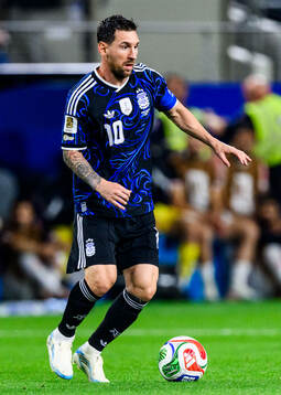Lionel Messi of Argentina