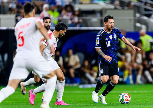 Lionel Messi of Argentina