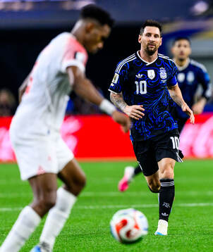 Lionel Messi of Argentina