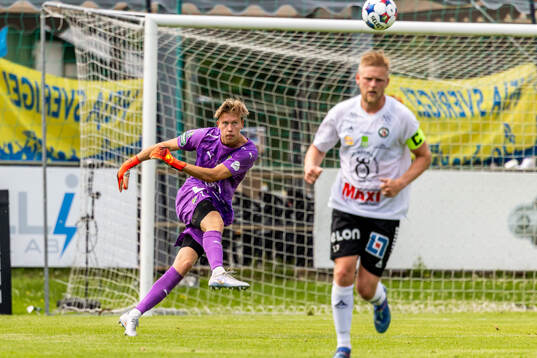 Ljungskiles målvakt Lukas Eriksson