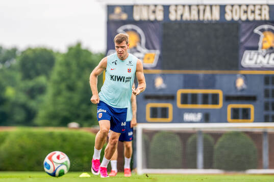 Alexander Sørloth of the Norwegian national football team