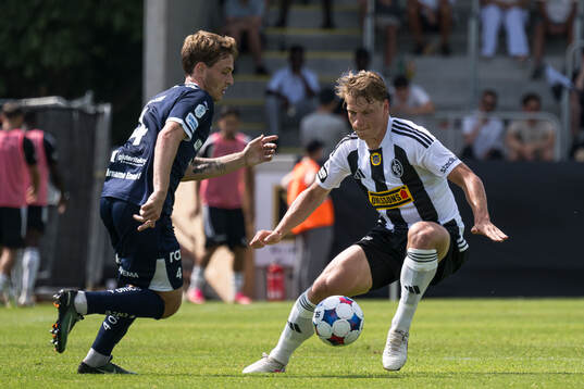 IFK Värnamos Samuel Ohlsson och Landskronas Gustaf