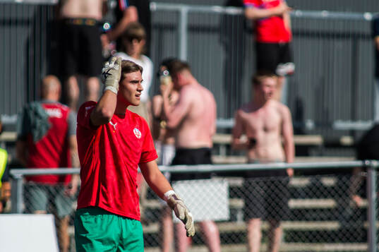 Helsingborgs målvakt Victor Wagnborg