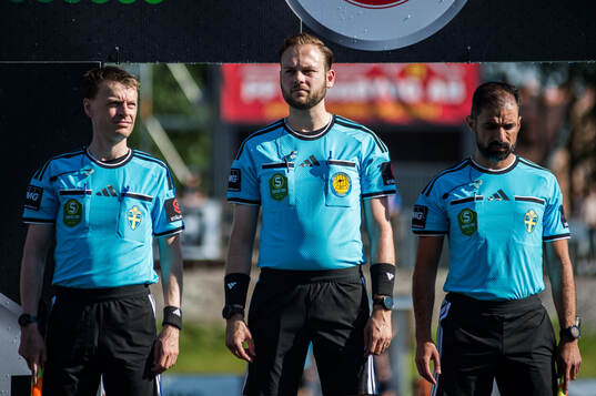 assisterande domare Viktor Sundberg, Domare Max Persson och
