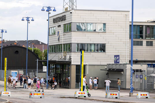 Exteriör vy av Norrköpings Idrottspark