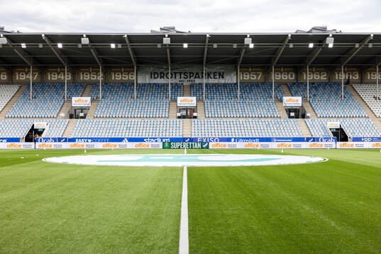 Interiör vy av Norrköpings Idrottspark