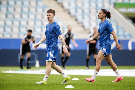 IFK Norrköpings Ryan Nelson och Elias Jemal