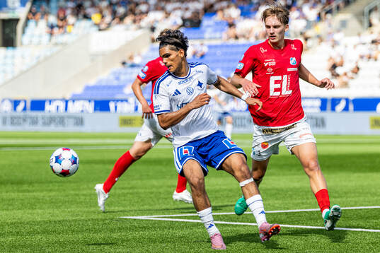 IFK Norrköpings Noel Sernelius  och Norrbys Johannes