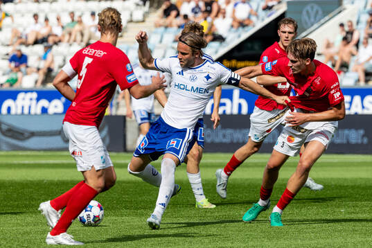 IFK Norrköpings Christoffer Nyman och Norrbys Johannes