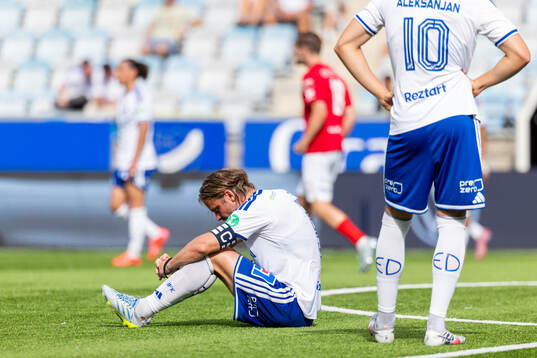 IFK Norrköpings Christoffer Nyman deppar