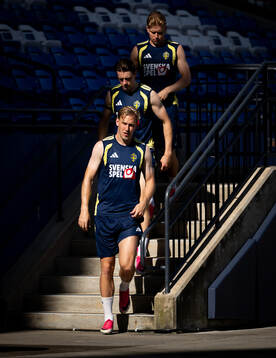 Herman Johansson, Elliot Stroud and Daniel Svensson of the
