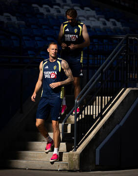 Gustaf Nilsson and Benjamin Nygren of the Swedish national