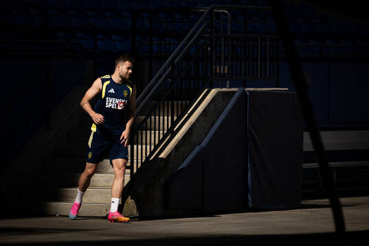 Gabriel Gudmundsson of the Swedish national football team