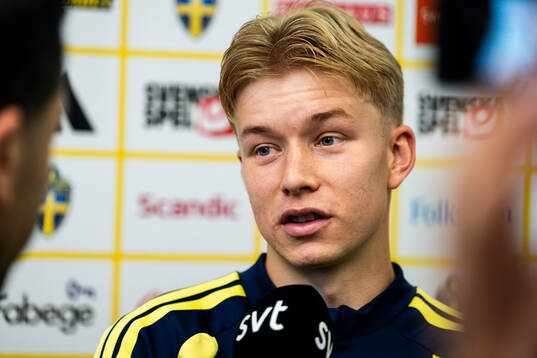 Daniel Svensson of the Swedish men's national football team