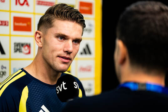 Viktor Gyökeres of the Swedish men's national football team