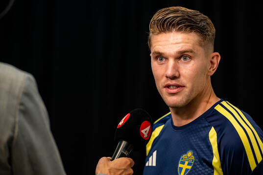 Viktor Gyökeres of the Swedish men's national football team