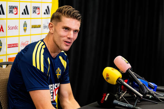Viktor Gyökeres of the Swedish men's national football team