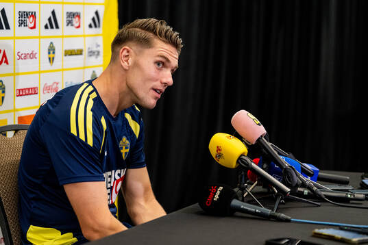 Viktor Gyökeres of the Swedish men's national football team