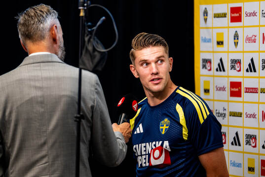 Viktor Gyökeres of the Swedish men's national football team