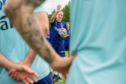 Ståle Solbakken, head coach of the Norwegian national