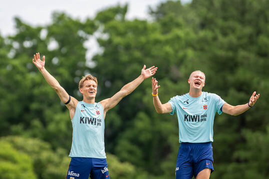 Bläddra bland fler bilder av Football, FIFA World Cup 2026, day 18, Norway, training