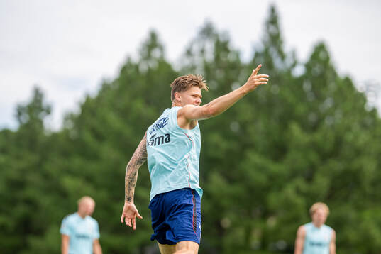 David Møller Wolfe of the Norwegian national football team