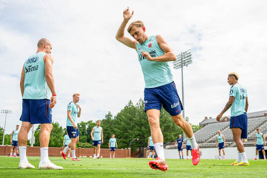 Marcus Holmgren Pedersen of the Norwegian national football