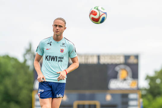 Thelo Aasgaard of the Norwegian national football team at a