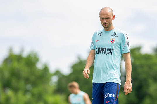Fredrik Aursnes of the Norwegian national football team at