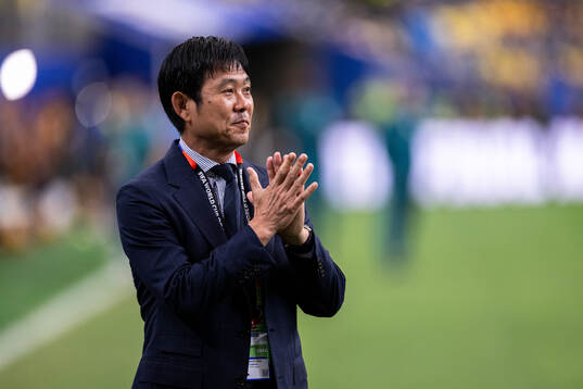 Head coach Hajime Moriyasu