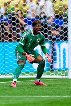 goalkeeper Zion Suzuki of Japan