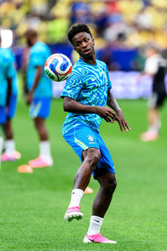 during the FIFA World Cup 2026 round of 32 football match