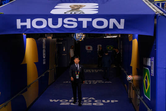 Head coach Hajime Moriyasu of Japan