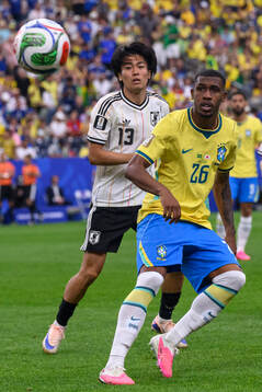 Keito Nakamura of Japan and Rayan of Brazil