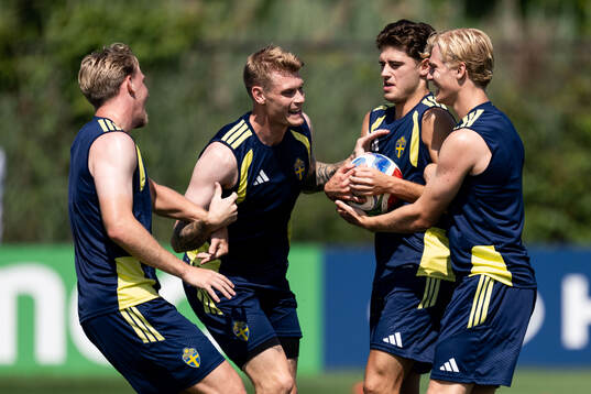 Herman Johansson, Eric Smith, Besfort Zeneli and Lucas