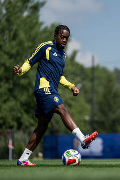 Anthony Elanga of the Swedish national football team at a