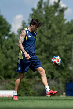 Victor Nilsson Lindelöf of the Swedish national football