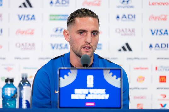Adrien Rabiot of the French national football team at a