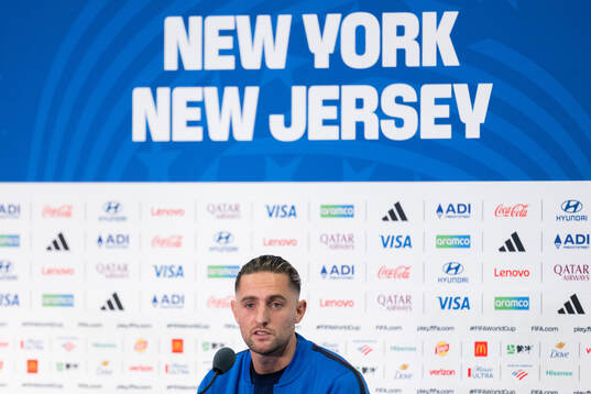 Adrien Rabiot of the French national football team at a