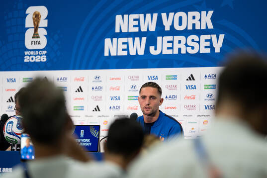 Adrien Rabiot of the French national football team at a