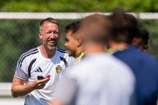 Head coach Graham Potter of the Swedish national football