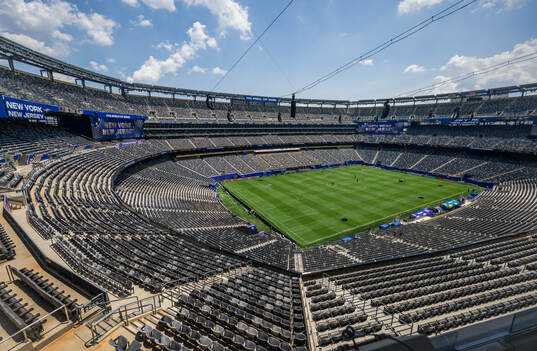 General interior view of MetLife stadium