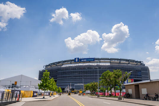 General exterior view of MetLife stadium