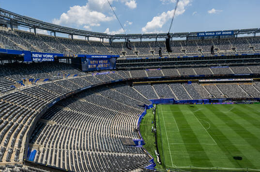 General interior view of MetLife stadium