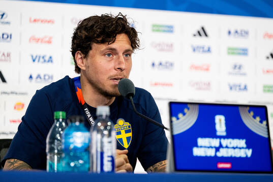 Victor Nilsson Lindelöf of the Swedish national football