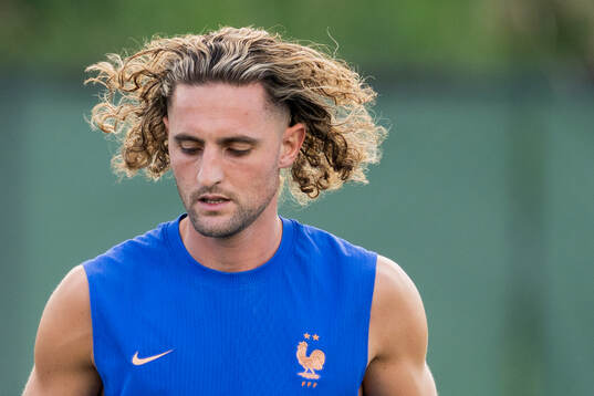 Adrien Rabiot of the French national football team at a