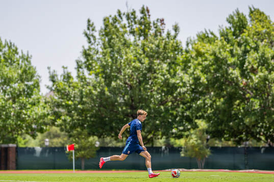 Marcus Holmgren Pedersen of the Norwegian national football