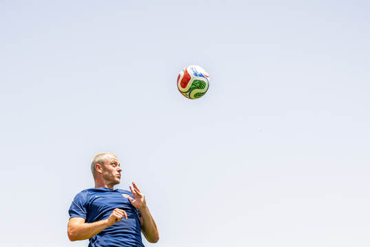 Julian Ryerson of the Norwegian national football team at a