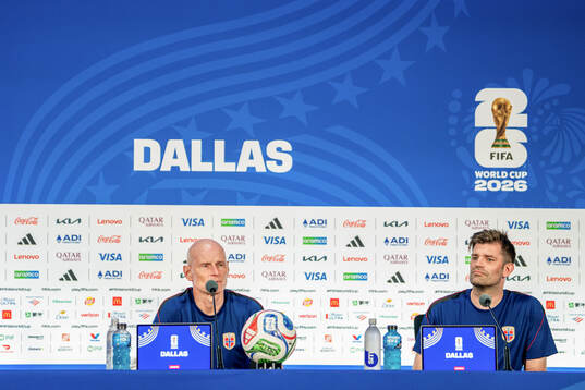 Head coach Ståle Solbakken of the Norwegian national