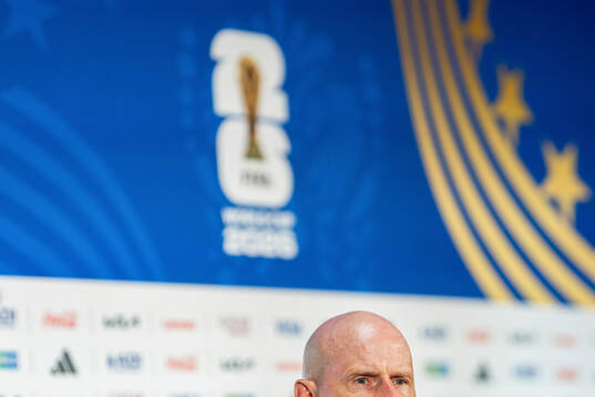Head coach Ståle Solbakken of the Norwegian national